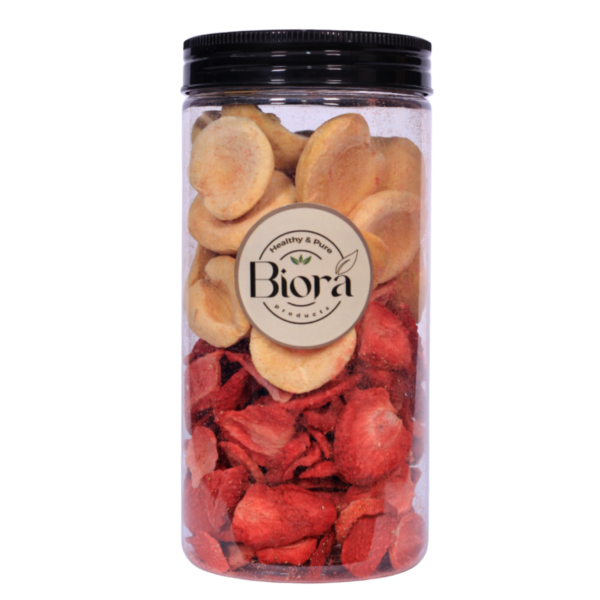 Natural Apircots-Strawberry Mixed fruit 120g